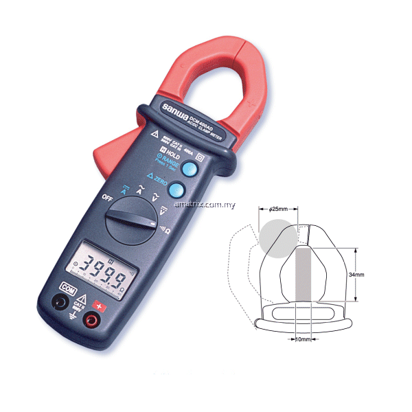 Sanwa DCM400AD AC/DC Digital Clamp Meter